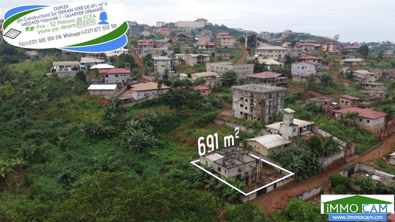 Duplex En Cour De Construction À Messassi Yaoundé 