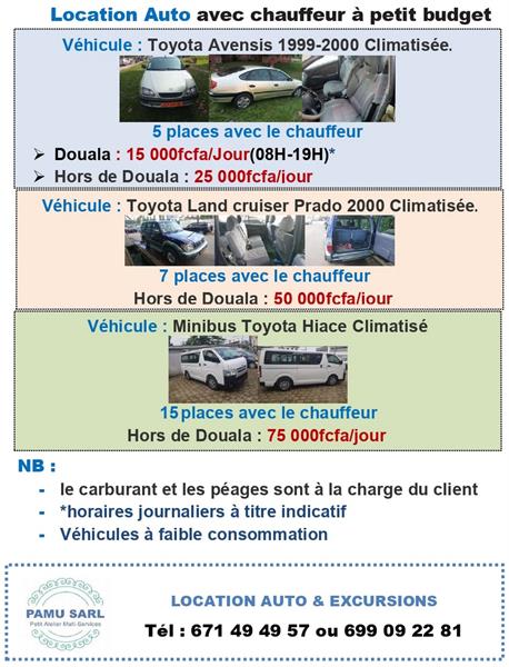 Location Auto Avec Chauffeur À Petit Budget 