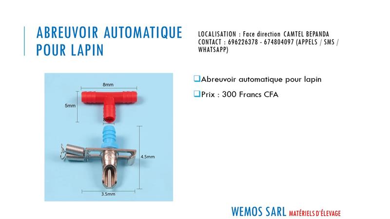 Pipette Pour Porc Lapin Et Autres Diponible 