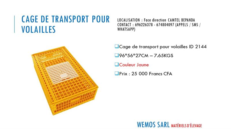 Caisse De Transport Pour Volaille 