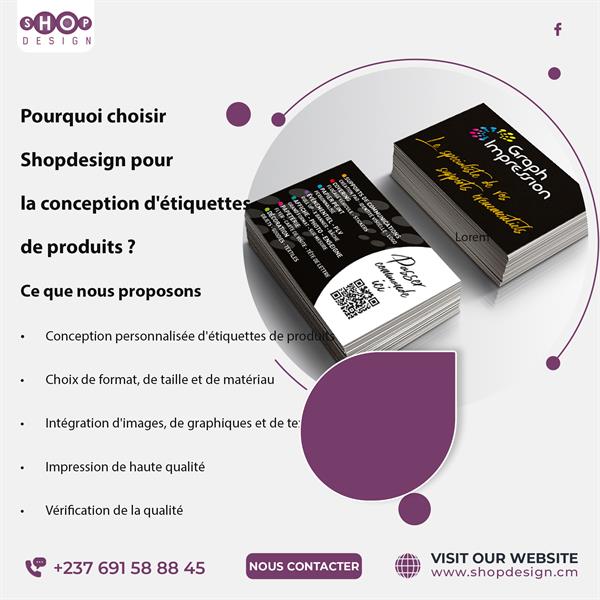 Conception Et Impression Des Cartes De Visite 