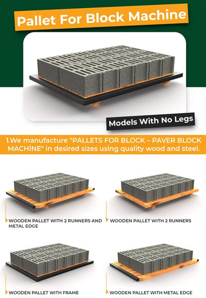 Wooden Pallet For Concrete Block Machines 