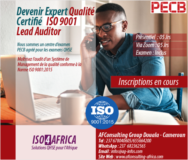 Devenez Expert Pecb Certified Iso 9001 Lead Auditor,, Douala, Cameroon Real Estate