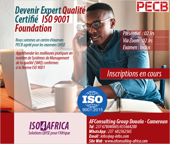 Devenez Pecb Certified Iso 9001 Foundation 