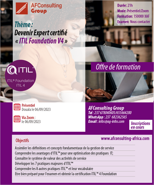 Formation - Itil Foundation V4 