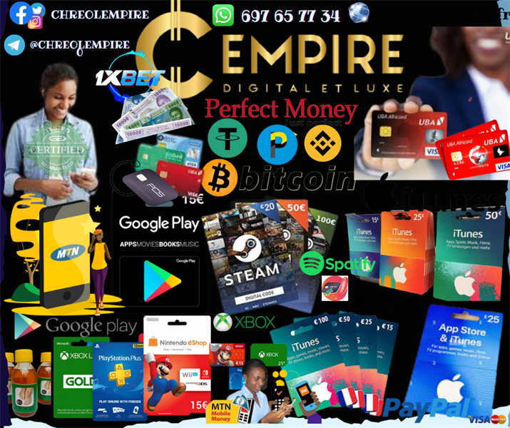 Carte Cadeaux Disponiblle Chez Chreol Empire 