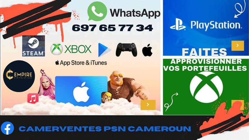 Code Psn Itunes Xbox Googleplay Stream Et Bien D'autres 