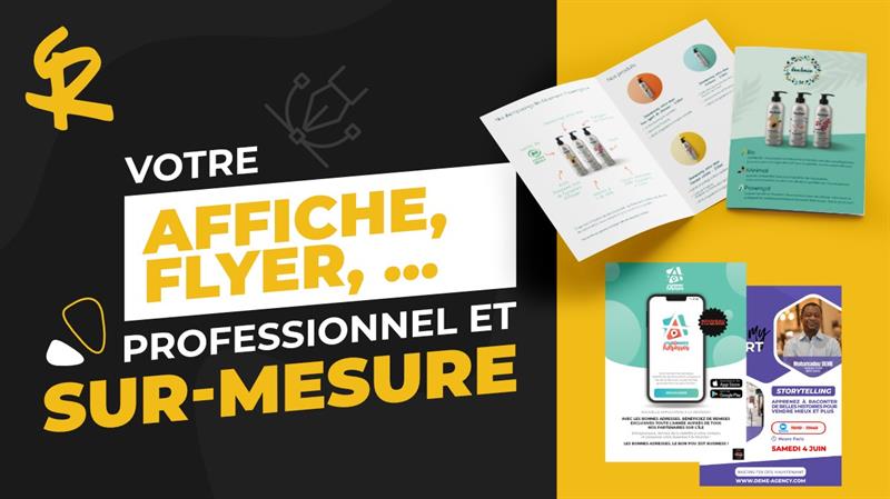 Faites Briller Votre Communication Avec Nos Créations Unique De Catalogue, Dépliants, Flyers Et Brochures 