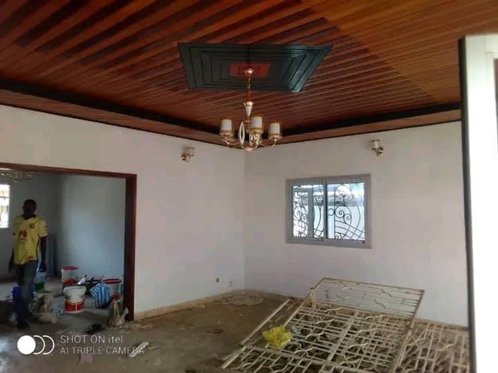 Villa Pour Bureaux Ou Habitation Avec Espace Vert Parking À Ngousso Accés Goudronné 