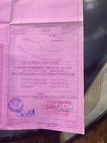 Terrain Titre Et Loti En Vente A Elat Yaounde 