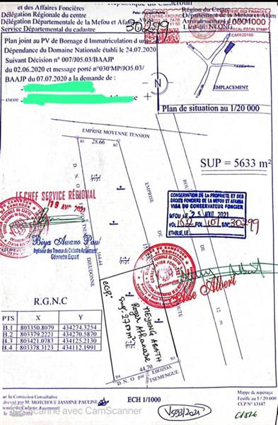 A Vendre :  Terrain Titre A Elat Yaounde 