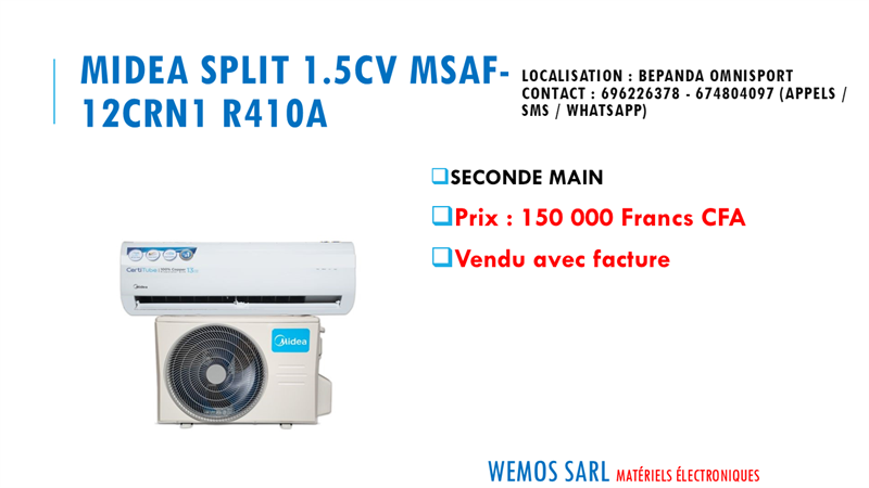 Vente De Climatiseurs Seconde Main 