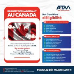 Dvenez Résident Permanent Au Canada Avec L'agence Atm,, Douala, Immobilier au Cameroun