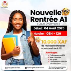 Cours D'allemand À Douala-Inscriptions Ouvertes,, Douala, Immobilier au Cameroun