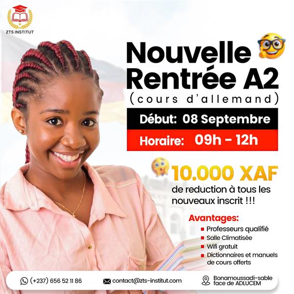 Cours D'allemand À Douala - Inscriptions Ouvertes! 