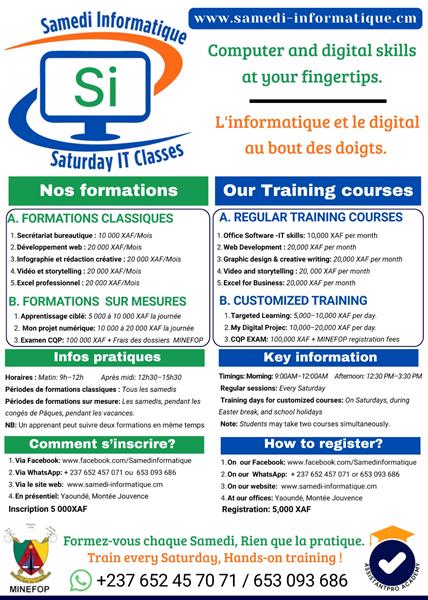 Formation En Informatique Samedi Informatique