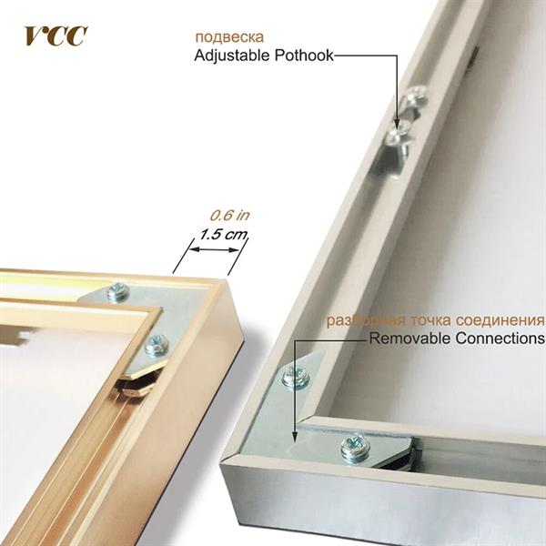 Cadre Photo En Aluminium Noir Luxueux Pour Diplôme Et Autres 