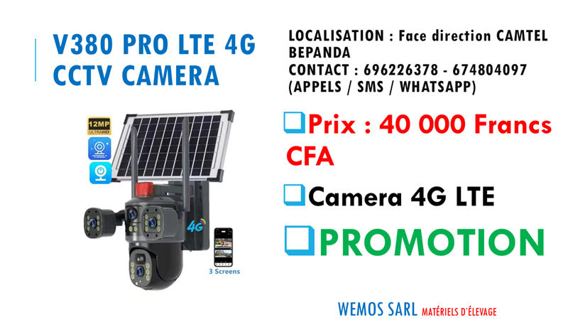 Caméra Cctv Q19 Lte 4G 