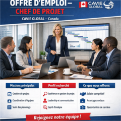 Chef Projet Cavie Global Canada,, Ngaoundéré, Immobilier au Cameroun