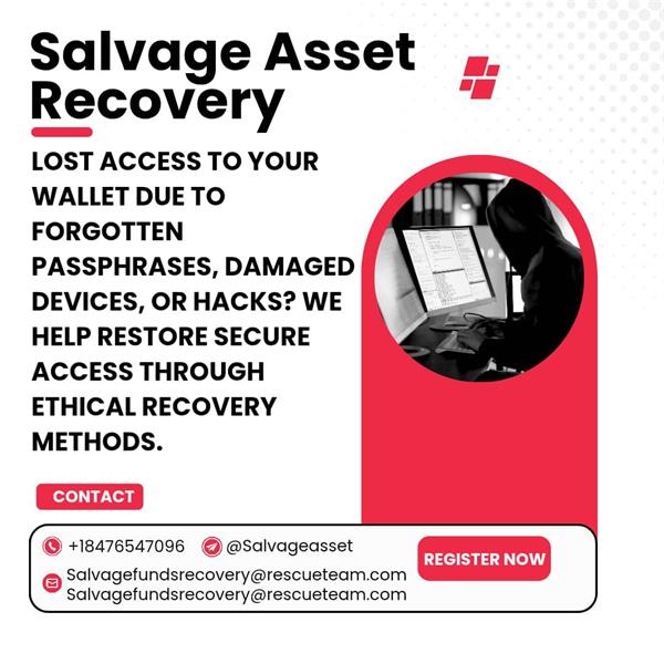 How To Hire A Hacker To Recover Your Funds Or Any Crypto Asset, Visit Salvage Asset Recovery 