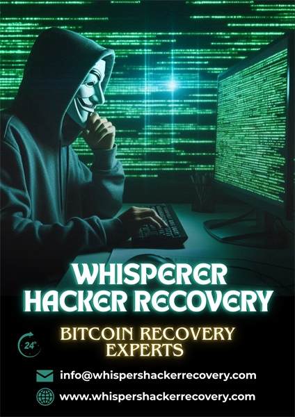 The Most Reliable Way To Recover Your Stolen Crypto. Contact Whisperer Hacker Recovery 