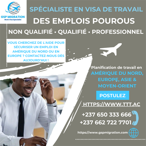 Emplois No Qualifié Et Nonqualifié En Amérique Du Nord Et En Europe 