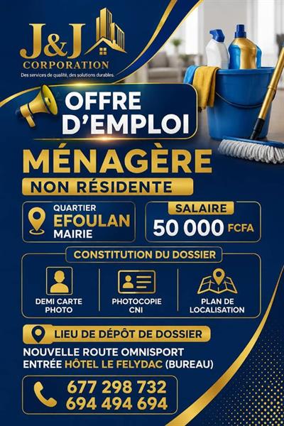 Recherche D'une Menagere J &  J CORPORATION