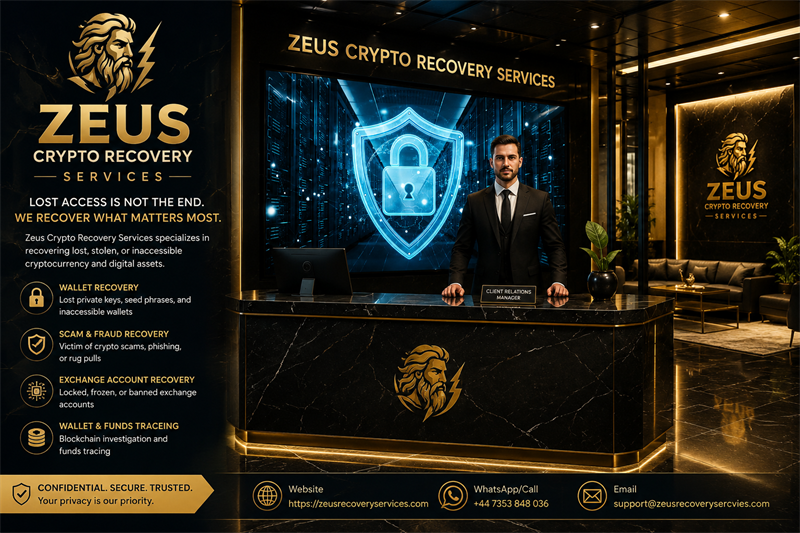 Stolen Digital Asset Retrieval Company In 2026 | Zeus Crypto Recovery Services 