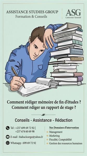 Conseil, Assistance - Rédaction Mémoire, Thèse... 